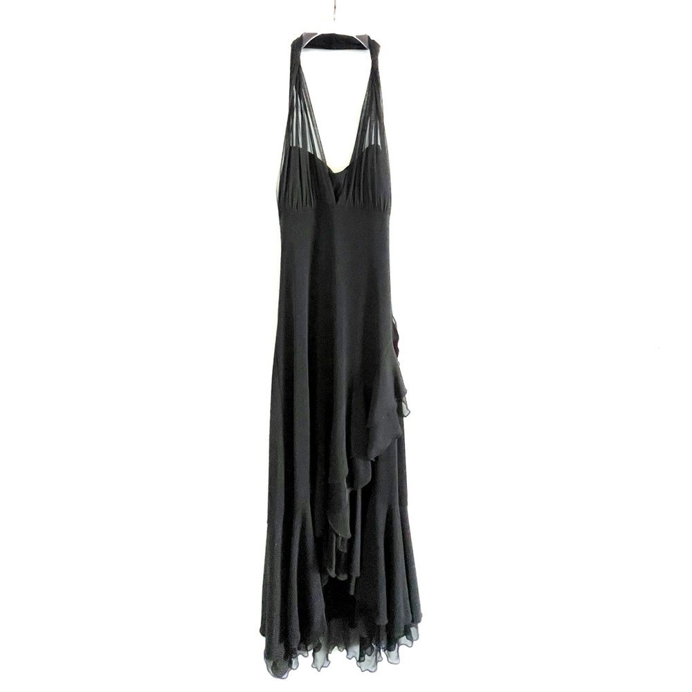 City Triangles | Black Backless Dress